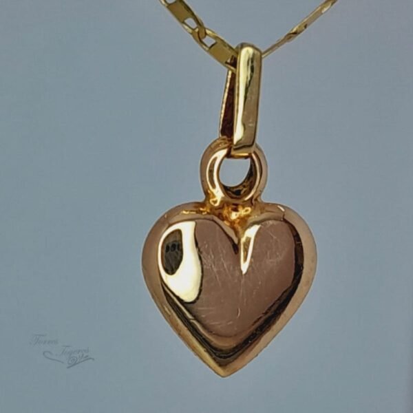 Dije corazon inflado