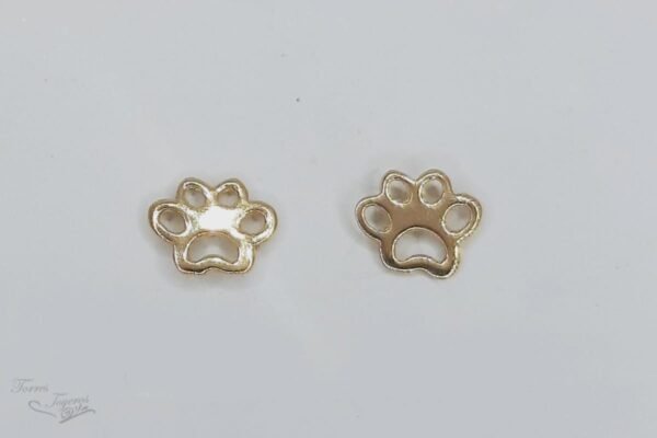 Topos patitas oro amarillo