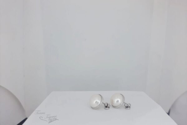 Topos perlas con borde en oro